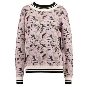 Saint Tropez Lilac Pink camouflage Art Jumper